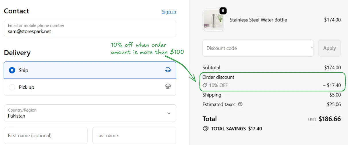 10% OFF Checkout